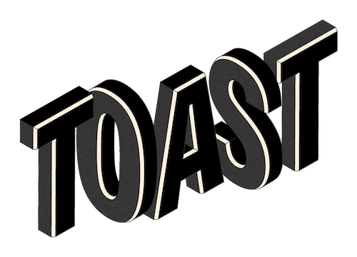 Toast Logo Black